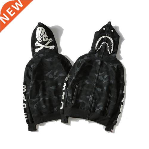Free Shipping Zip Hoodies Winter Fashion Printed Couples Wea