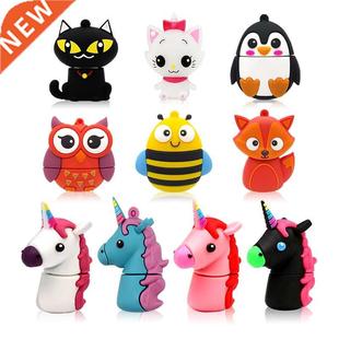 Pendrive 128GB USB Flash Drive Cartoon Animals Pen Drive Usb
