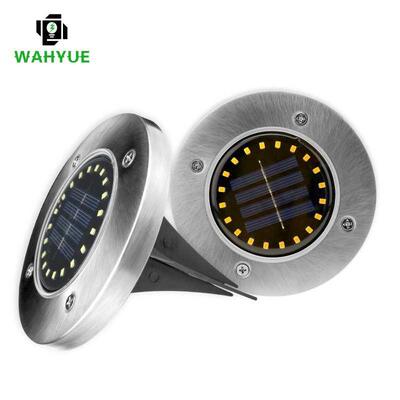 4pcs/lot 20LED Solar Lawn Lamp Outdoor Yard Buried Decoratio