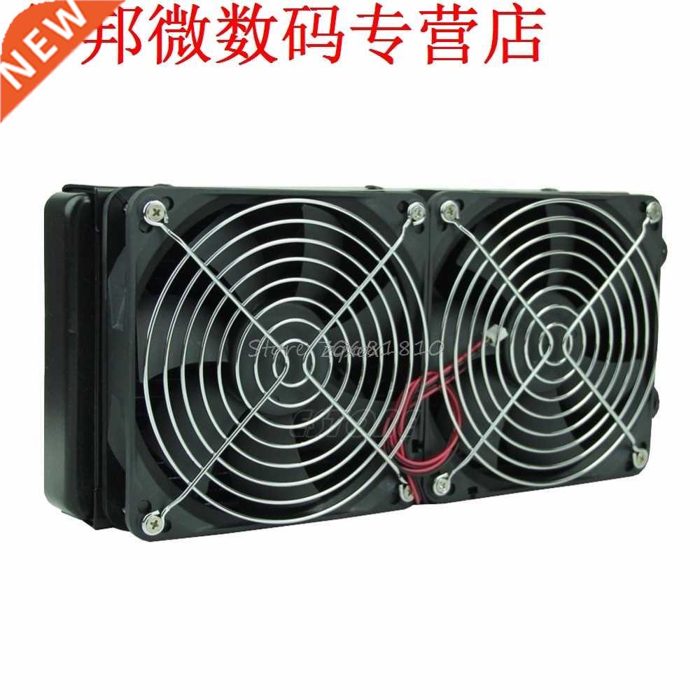 G1/4 240mm 2 Fans Radiator Thick 60mm Z09 Drop ship-封面