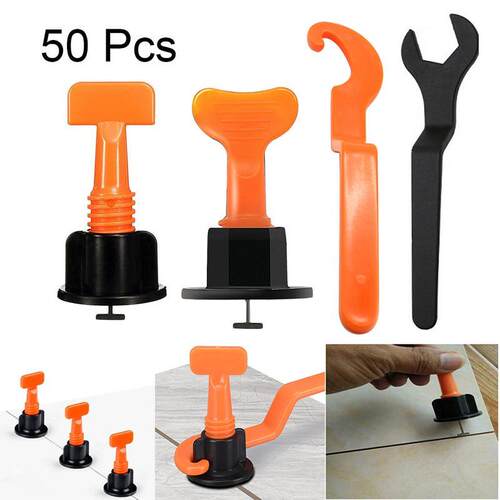 50Pcs Tile Leveling System Kit Tile Installation Tools with