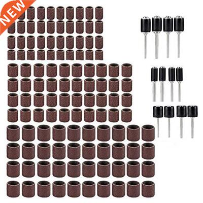 132 pc 1/2 inch 3/8 inch Mixed Drum Mandrel& Sanding Dru