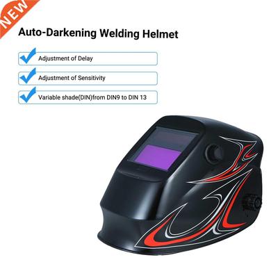 Welding Helmet Solar Powered Auto Darkening Protective Helme