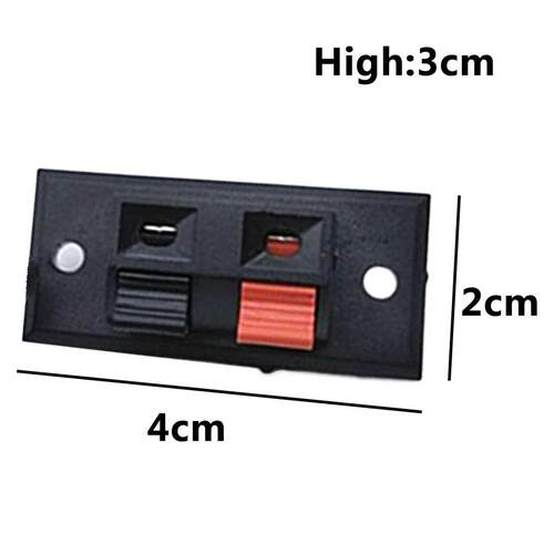 Audio Speaker Terminals 2 positions 5pcs Connector Terminal