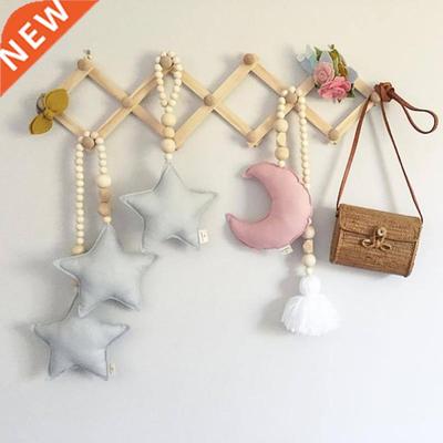 Telescopic Folding Clothes And Hats Simple Wall Hanging