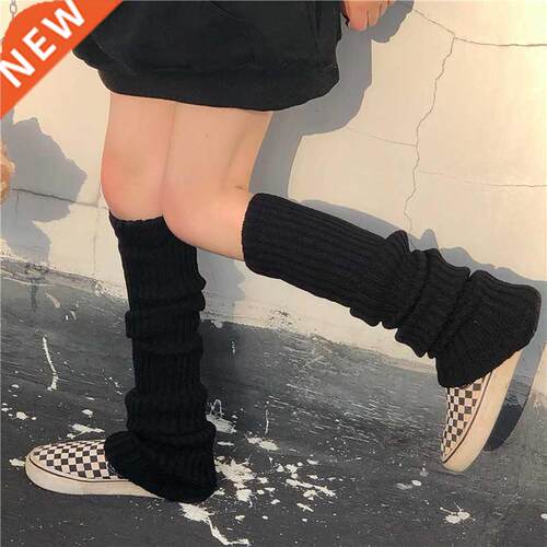Hot Lady Knee High Leg Warm Sock Women Slim Punk Cool Knit L