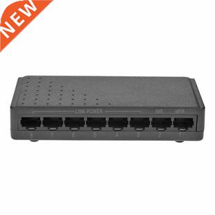 8 Ports 6+2 PoE Switch Injector Power Over RJ45 Ethernet wit