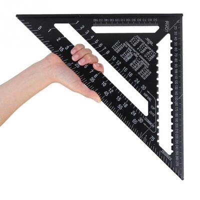300mm Metric System Triangular Ruler Speed Square Protractor