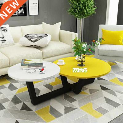 Coffee table modern minimalist living room round table