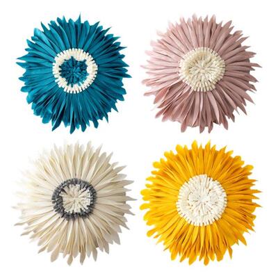 Chrysanthemum Throw Pillow Cover 18x18 Inch Cotton Flower Pi