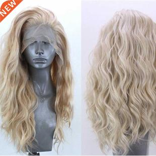 WHIMSICAL W Synthetic Wig for Women Long Curly Wigs Lace Fro