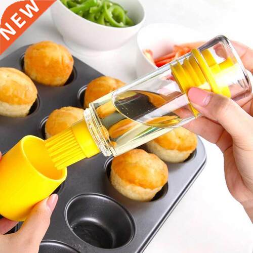 High Temperature Resistant Silicone Oil Brush with Bottle Co