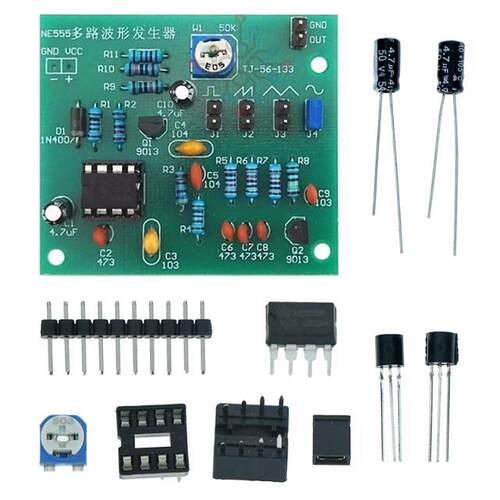 1Set Sine Triangle Square Wave Ne555 Multi-channel Wave适用