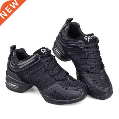 Mesh Jazz Shoes Woman Ladies Modern Soft Outsole Dance Sneak
