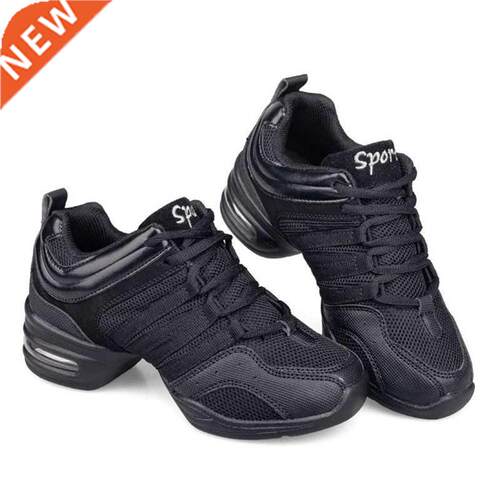 Mesh Jazz Shoes Woman Ladies Modern Soft Outsole Dance Sneak