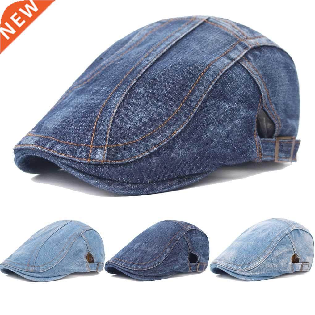 classic cowboy beret hats for women men retro college style