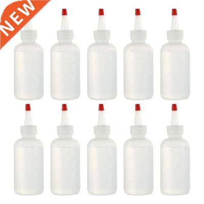 10pcs 120ML Plastic Squeeze Bottles with Scale Empty Squirt