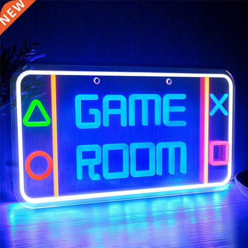 Led Game Room Neon Signs Dimmable Neon Lights for Bedroom Wa