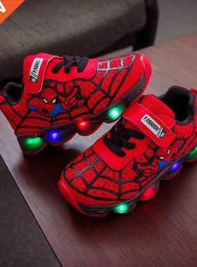Marvel Fashion Superhero Spiderman Boys Shoes Cute Sports L