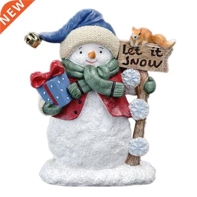 Lighted Snowman Ornament Christmas Decorations Indoor Light