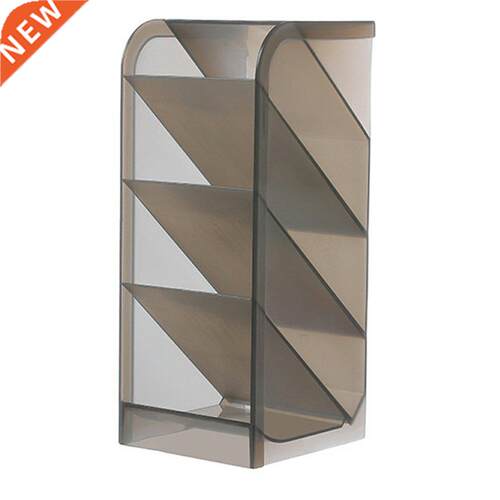 Multi-function 4-Grid Desktop Pen Holder Office School