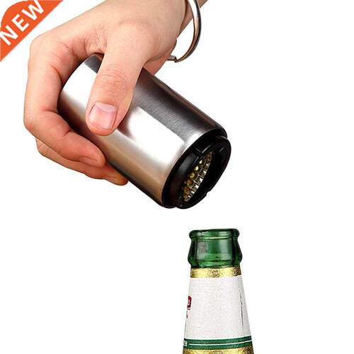 Portable Stainless Steel Bottle Opener Magnetic Beer Cap