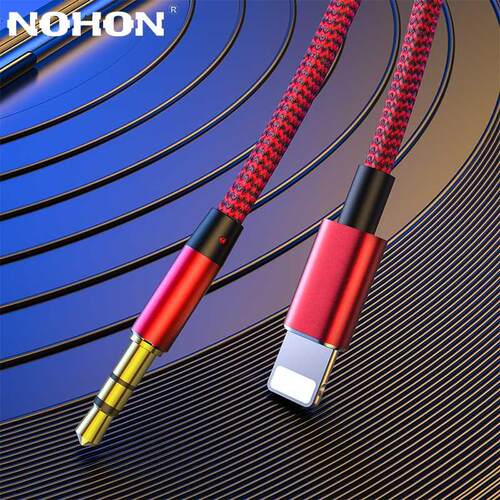 1.2m Audio AUX Cable for Lightning to .5mm Male HIFI Outpu