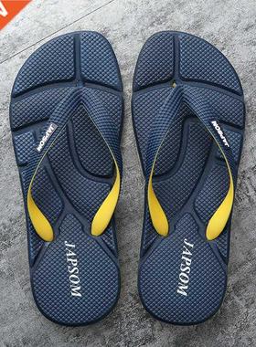 Hot Fashion Blue Massage Slippers Men Flip Flops Big Size 46