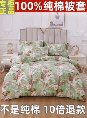 Pure Cotton Quilt Cover Single Piece Double Spring and