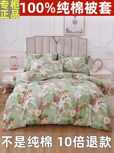 Pure Cotton Quilt Cover Single Piece Double Spring and