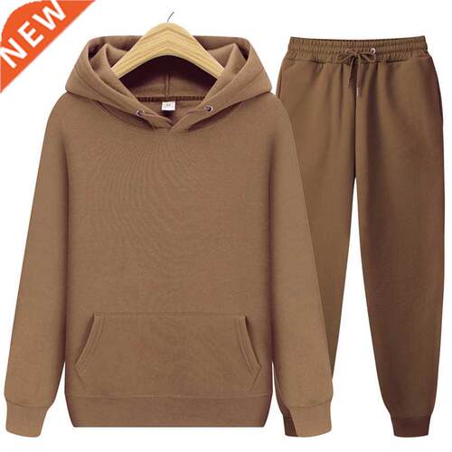 2022 new Men's ladies casual wear suit sportswear suit solid