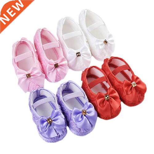 Bow Lace Baby Shoes for Girls Fashion Baby First Walkers New