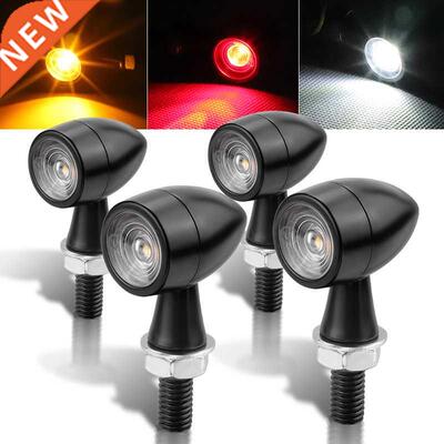 Mini LED Motorcycle Turn Signal light Amber Flashing Indicat