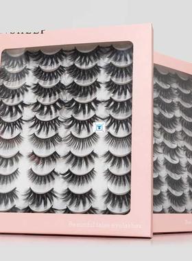 2/8/20 Pairs D Mink Lashes Natural False Eyelashes Dramatic