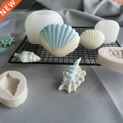 3D Shell Cndle Mould Cndle Mking 3D Silicone Sop Cndle