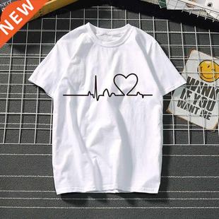 fashion O-Neck T Shirts print Casual Woman T Shirt Women