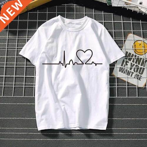 fashion O-Neck T Shirts print Casual Woman T Shirt Women