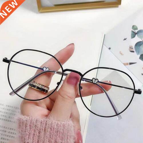 Fashion Anti Blue Light Glasses Women Men Classic Metal Hear
