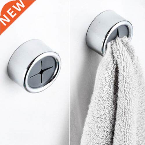 3pcs Self Adhesive Round Towel Holder Wall Mount Wash Cloth