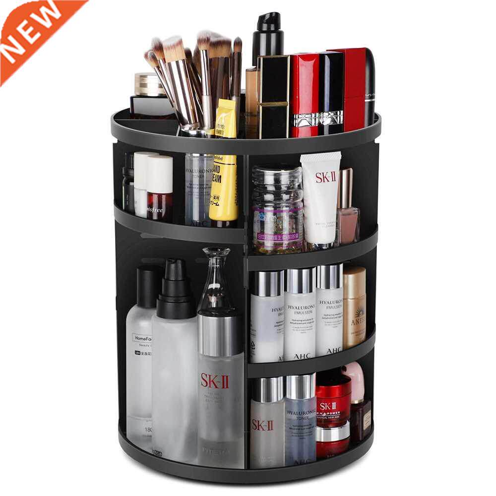 Dressing Table Storage Box 60 Degree Rotation Skincare Prod