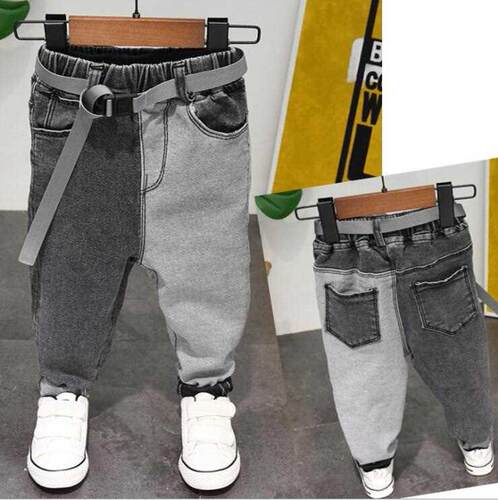 Autumn Spring Baby Boys Jeans Pants Kids Clothes Cotton Casu