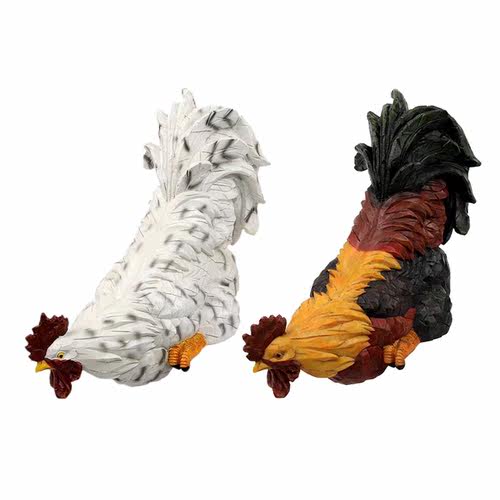 Outdoor Resin Garden Rooster Statue Decoration Animal