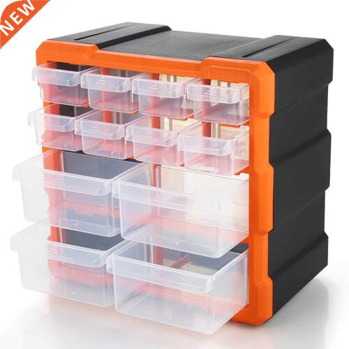 Parts Storage Box Multiple Compartments Slot Hardware Box Or