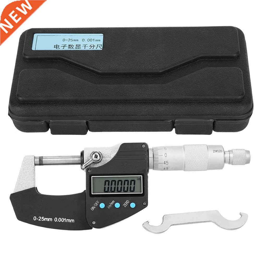 Portable Micrometer Large Screen Digital Metric Imperial 0.0