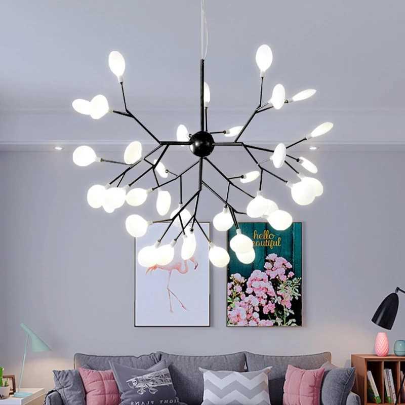 Modern firefly LED Chandelier light stylish tree branch chan