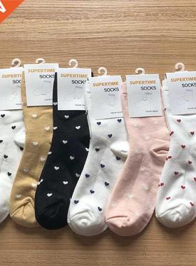 Cotton Women Socks Female Ankle Kawaii Spring ndy Ladies Mid
