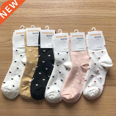 Cotton Women Socks Female Ankle Kawaii Spring ndy Ladies Mid
