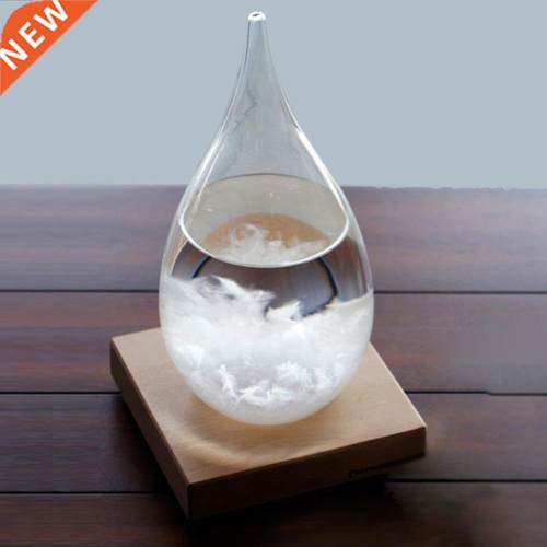 Mini Desktop Droplet Storm Glass Bottle Weather Forecast Pr