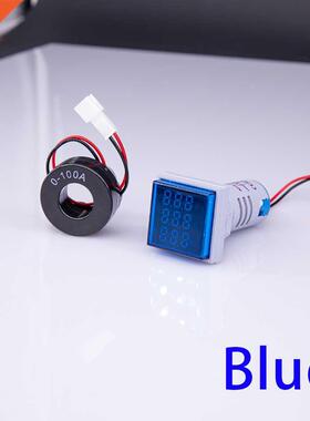 *New 3in1 22mm Digital Voltmeter Ammeter Hz 60-500V 0-100A