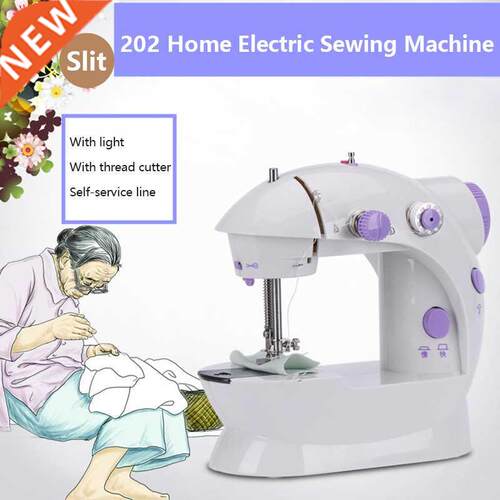 1pcs Electric Mini Portable Sewing Machine With Light And